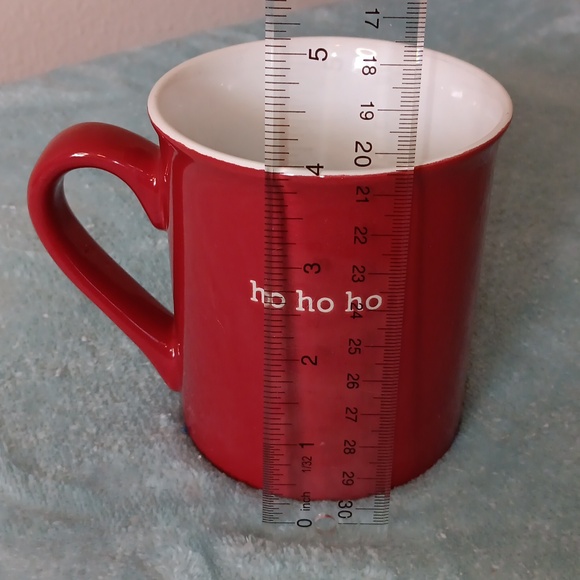 Christmas Mug Red and White Ho Ho Ho - Picture 6 of 6